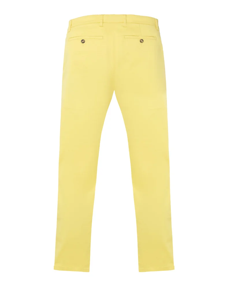كاميتشسما Osaka Cotton Twill Chino Pants Yellow