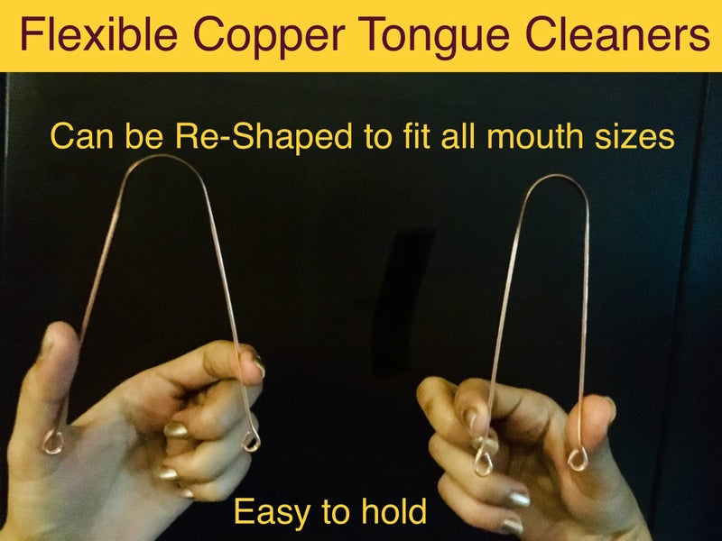 BigBro Copper Tongue Cleaner Scrapper Jibi 4pc and Extra Soft Toothbrush with Cover 2pc for Men and Women (Super Saver Pack of 6) - Image 4