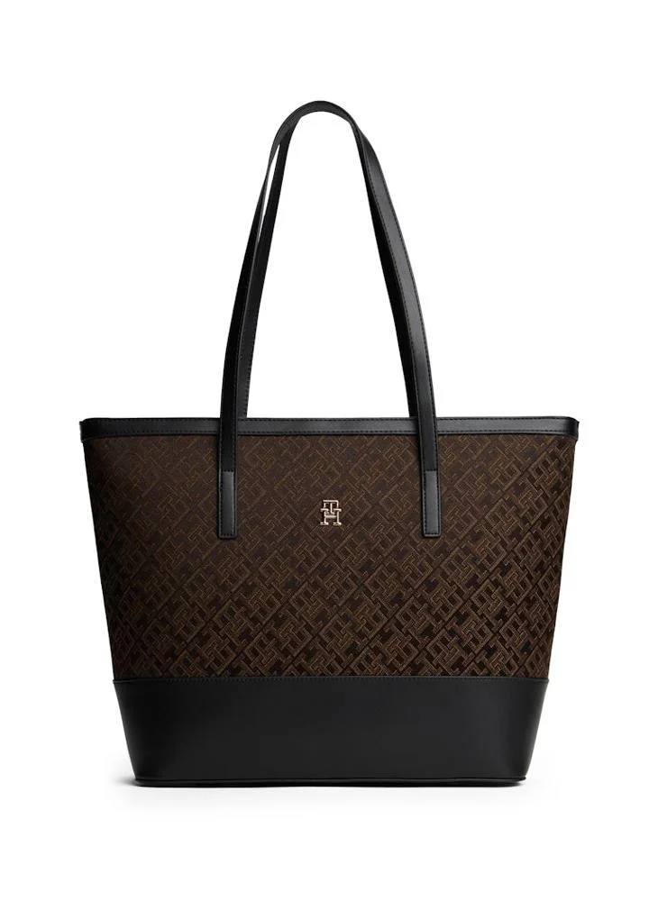 TOMMY HILFIGER Logo Jacquard Tote