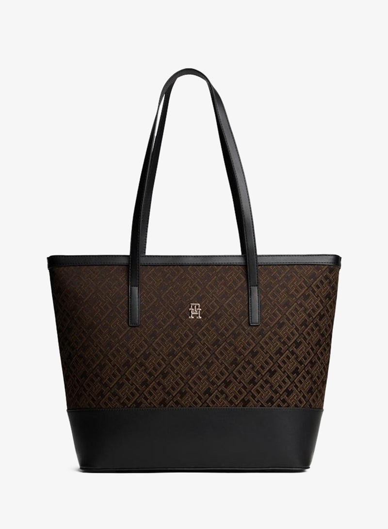 TOMMY HILFIGER Logo Jacquard Tote - Image 1