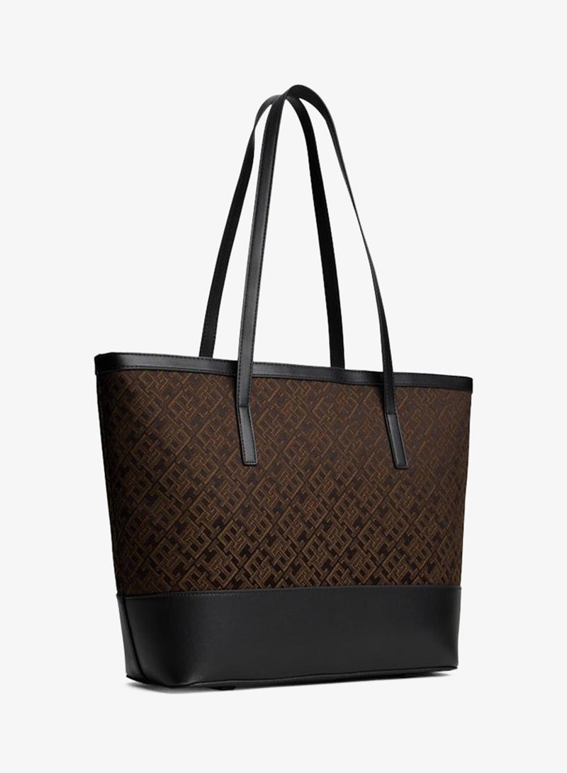 TOMMY HILFIGER Logo Jacquard Tote - Image 3