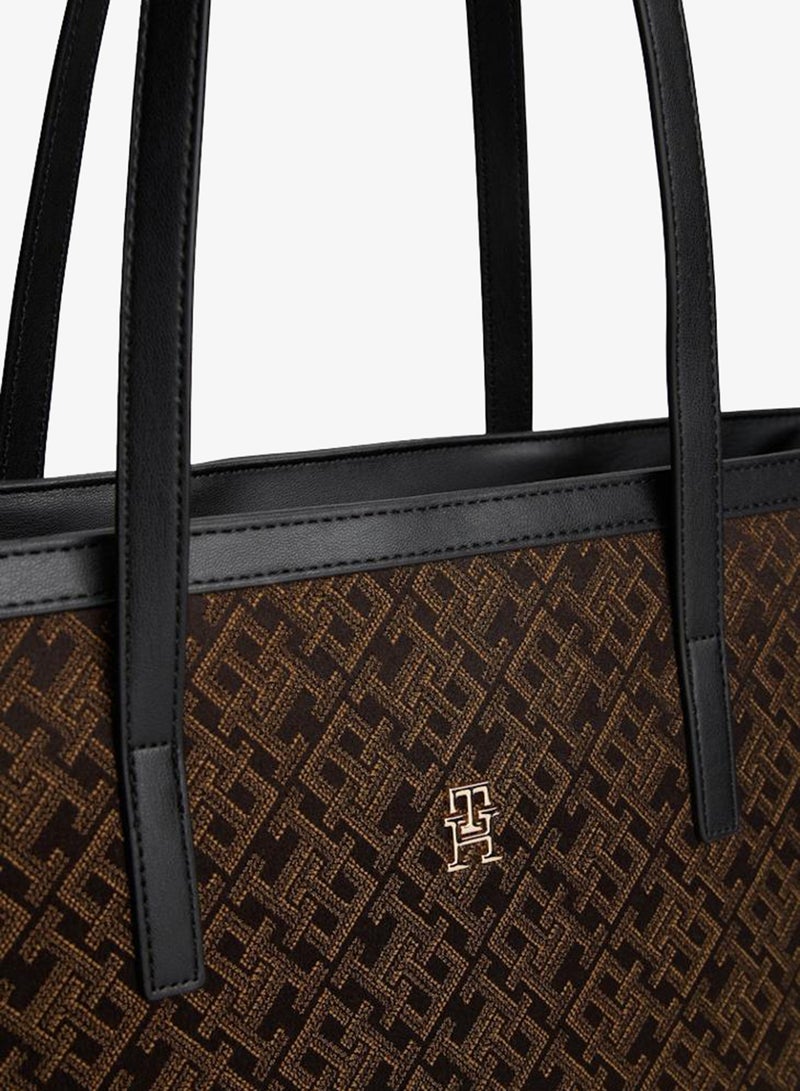 TOMMY HILFIGER Logo Jacquard Tote - Image 4
