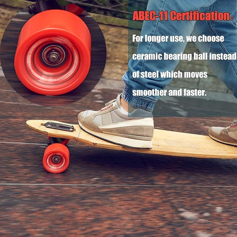 جويز 1 Joyzzz محمل كروي، 8 قطع محامل دقيقة مصغرة، محامل تزلج سيراميك سوداء مع درع مقاوم للصدأ، محامل عالية الأداء للدراجات البخارية والتطبيقات الصناعية (8x22x7 مم) - Image 3