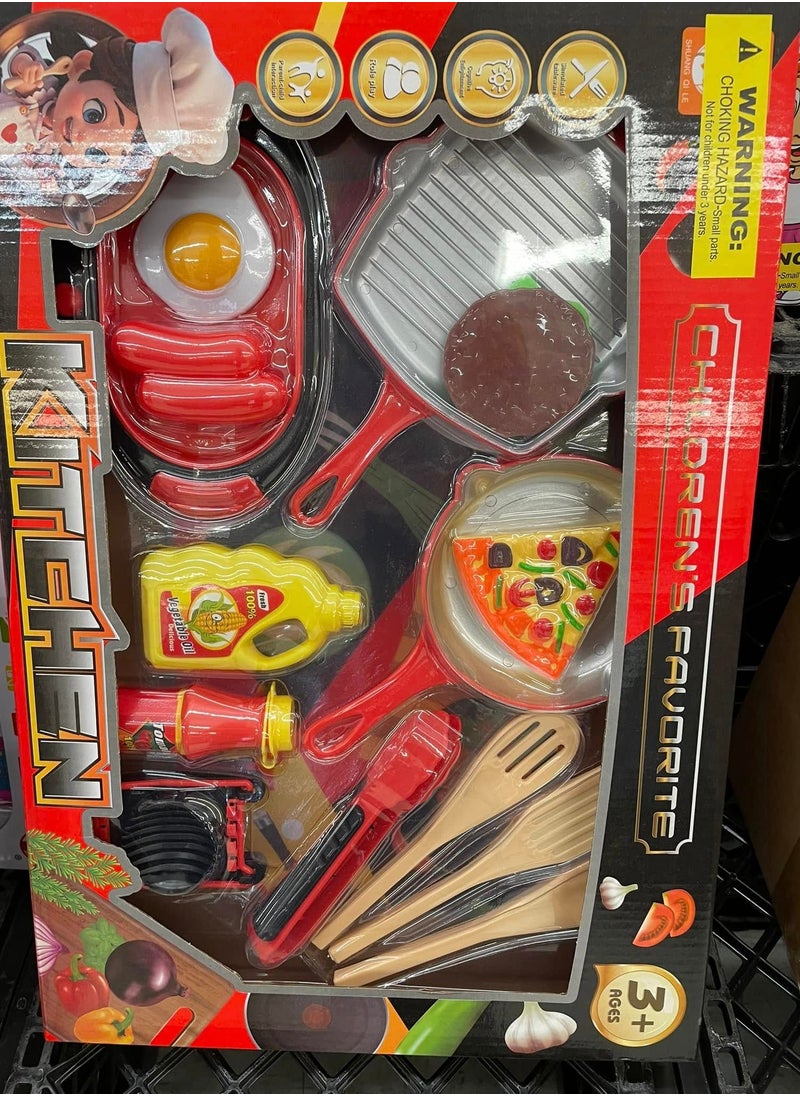 Generic - Little Chef, Big Kitchen! Realistic Food Play Set for Kids - Image 1