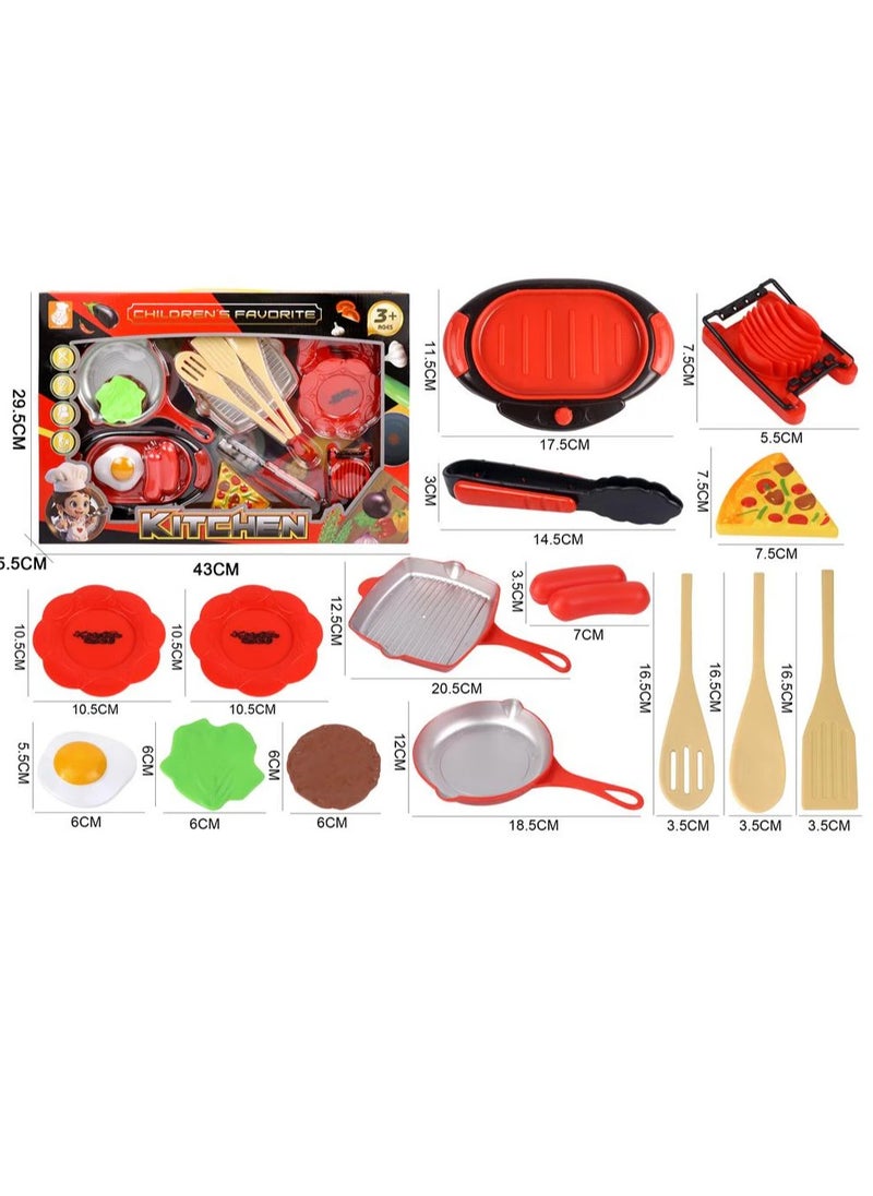 Generic - Little Chef, Big Kitchen! Realistic Food Play Set for Kids - Image 1