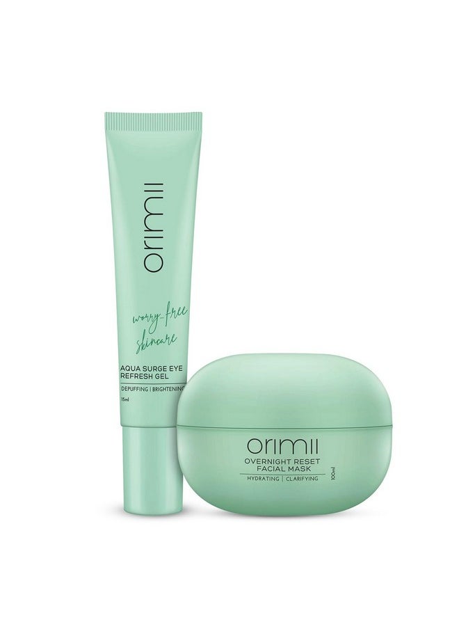 Orimii Orimii Overnight Care Regime with Firming Eye Cream & Sleeping Face Mask | Restores Naturally Glowing Skin in Pregnancy | Works Magic on Dull & Tired Skin  - Image 1
