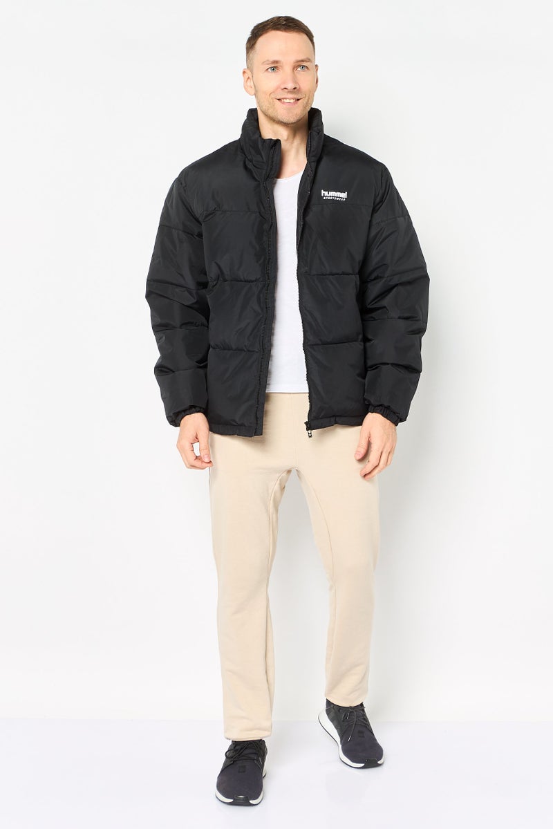 Hummel Men Sportswear Fit Long Sleeve Outdoor Jacket, Black - Image 4