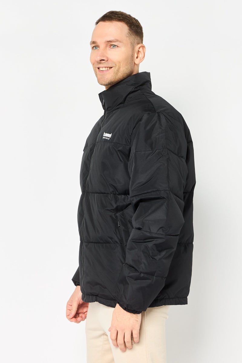 Hummel Men Sportswear Fit Long Sleeve Outdoor Jacket, Black - Image 2