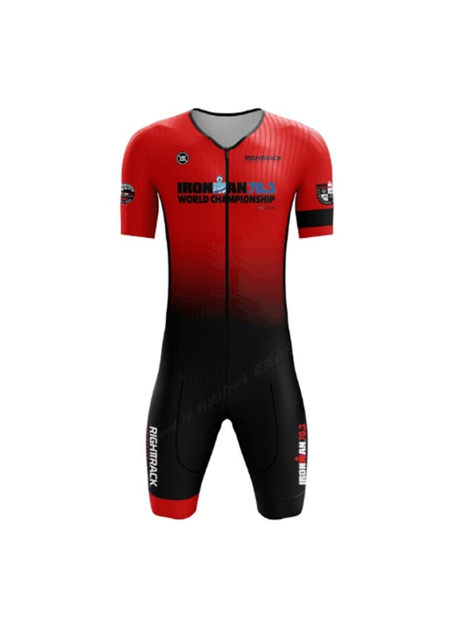 New High Elastic Triathlon Conjoined Tights Integrated Mountain Bike Clothing Racing Clothing Off-road