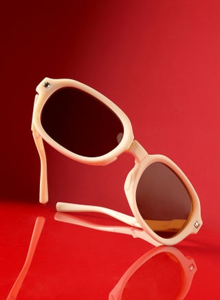 Haute Sauce Unisex Foldable Rectangular Sunglasses For Casual Wear | One-Size | White Polycarbonate Frame | Brown Polarized Lens | Full Rim | Eyewear For Woman & Girls - pzsku/Z3DEAD41582C1220F85D5Z/45/1751543458/00e00b46-4edb-416c-8a57-71b38a813164