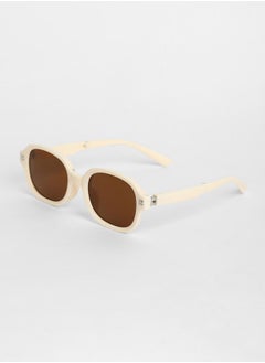 Haute Sauce Foldable Rectangular Sunglasses - White  - Image 5