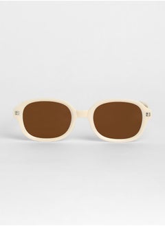 Haute Sauce Foldable Rectangular Sunglasses - White  - Image 4