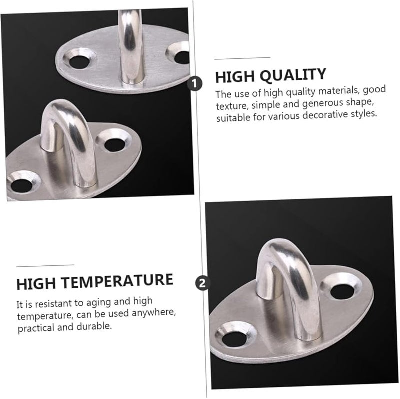 20 قطعة من خطافات السقف الفولاذية المقاومة للصدأ الثقيلة لتخزين المنزل والمطبخ والمكتب - Image 3