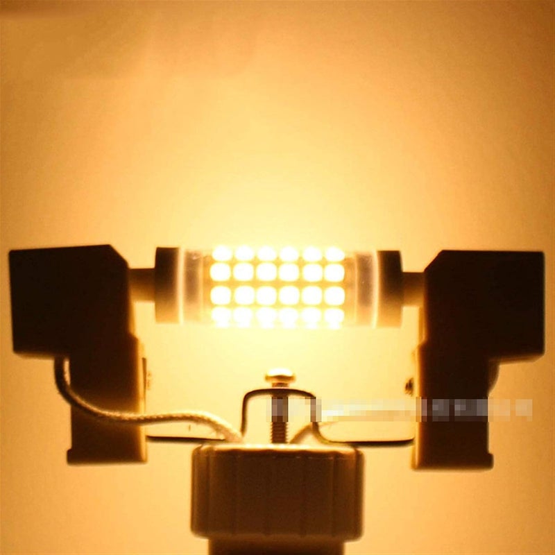 2PCS Ceramic R7S LED Dimming 220V 60 2835 5W Horizontal Lamp(Warm light) - Image 5