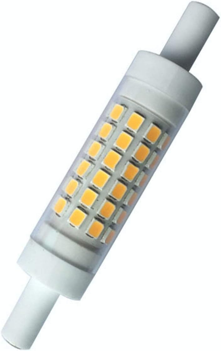 2PCS Ceramic R7S LED Dimming 220V 60 2835 5W Horizontal Lamp(Warm light) - Image 3
