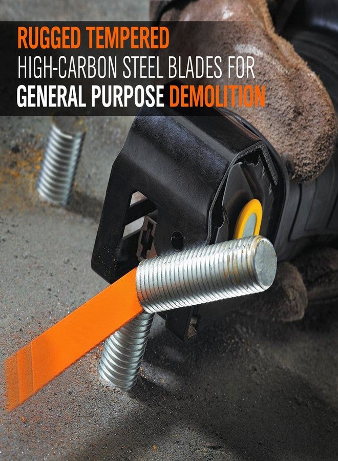 هورسدي مجموعة شفرات منشار ترددي من HORUSDY، مكونة من 10 قطع، لشفرات منشار قطع المعادن والخشب - Image 5
