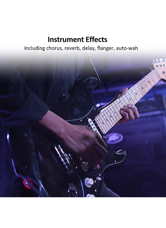 Generic Professional Sound Card for Instrument Playing and Singing Rechargeable Podcast Production Studio One Knob Control Preamp Live Sound Card with 5 Sound Effects for Karaoke Singing for Phone Laptop Computer Gaming Live Streaming with XLR Microphone Jack 48V Phantom Power  - Image 2