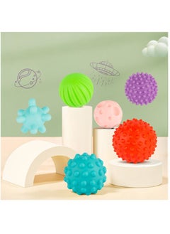 Haidue 6 Pcs Textured Balls Set With Storage Box  - Image 3