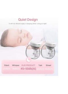 YOUHA YOUHA 2 Sets Wearable Pump Hands Free Electric Single Portable Wearable Cup 8oz/240ml BPA-free 3 Modes 9 Suction Levels Comfort feeding Milk Collector  - Image 2