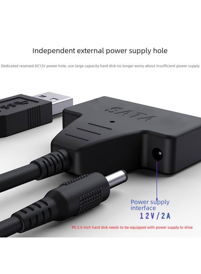 Desktop Hard Disk Converter Usb3.0 To Sata External Hard Disk Data Cable Easy Drive Line - Image 3