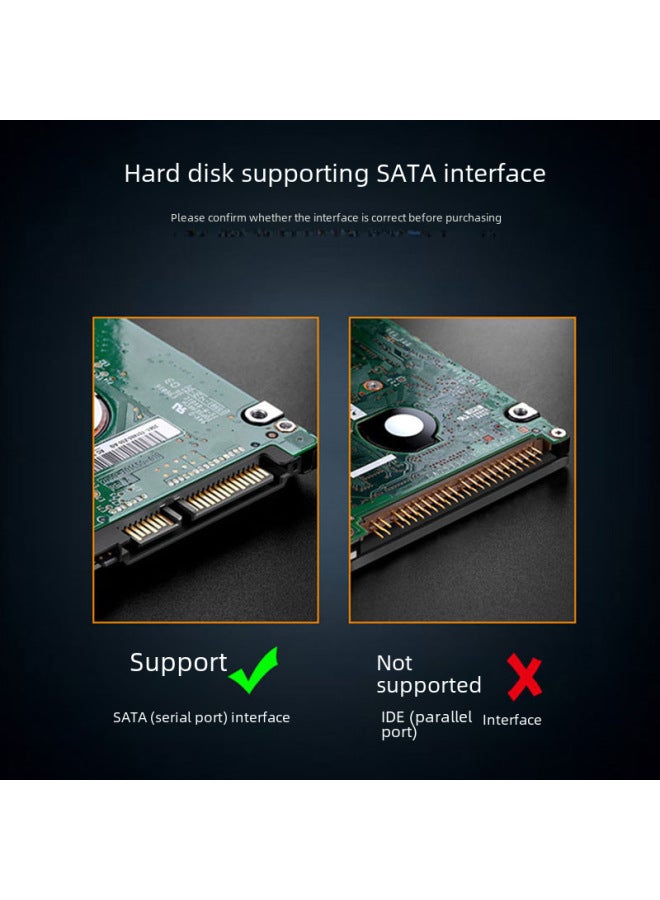Desktop Hard Disk Converter Usb3.0 To Sata External Hard Disk Data Cable Easy Drive Line - Image 2