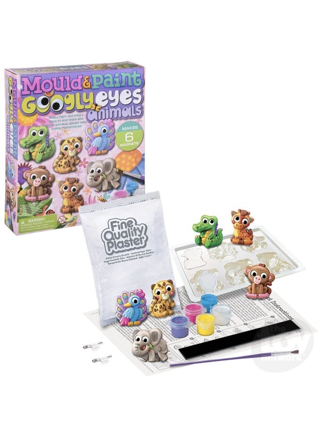 4M Mould & Paint Googly Eyes Animals Arts and Crafts Kit - Image 4