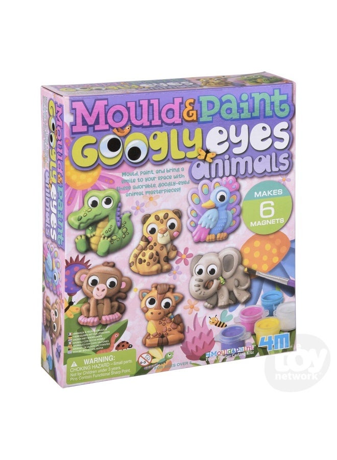 4M Mould & Paint Googly Eyes Animals Arts and Crafts Kit - Image 3