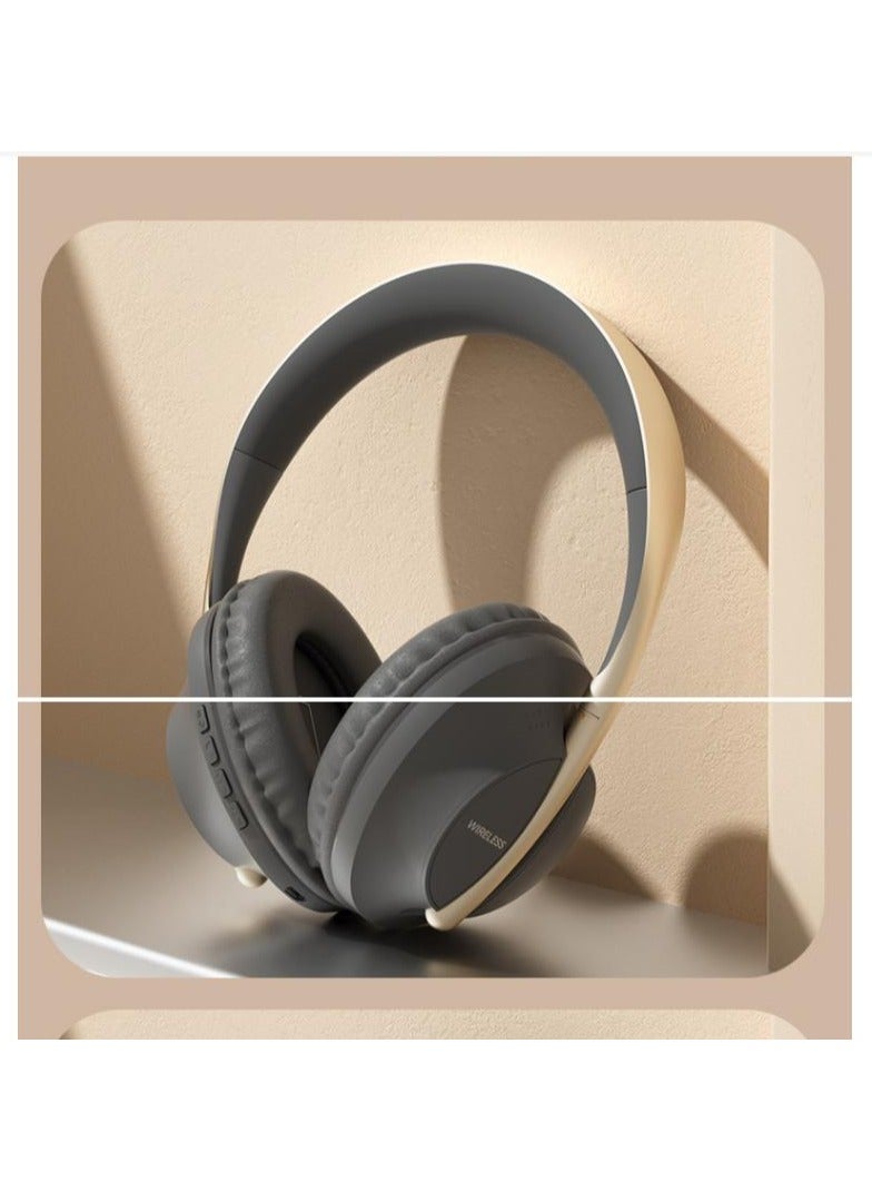 EBMINI Wearing Bluetooth Wireless Headphones On The Head