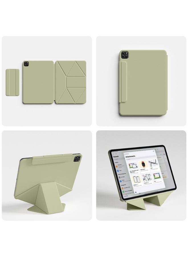 iPad Magnetic protective case for iPad 10 (10.9")/iPad 11 (A16) [2025], Multi-Angle Stand, Unobstructed super strong magnetic tablet protective case. Ultra-thin case with built-in detachable buckle New upgraded detachable pen holder - Image 1