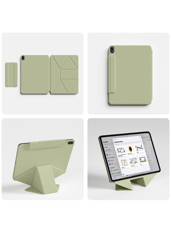 iPad Magnetic protective case for iPad 10 (10.9")/iPad 11 (A16) [2025], Multi-Angle Stand, Unobstructed super strong magnetic tablet protective case. Ultra-thin case with built-in detachable buckle New upgraded detachable pen holder - Image 1