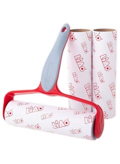 LINT ROLLER ALL PURPOSE USE WITH 3 REFILLS*25 SHEETS, TOTAL 75 SHEETS 16CM
