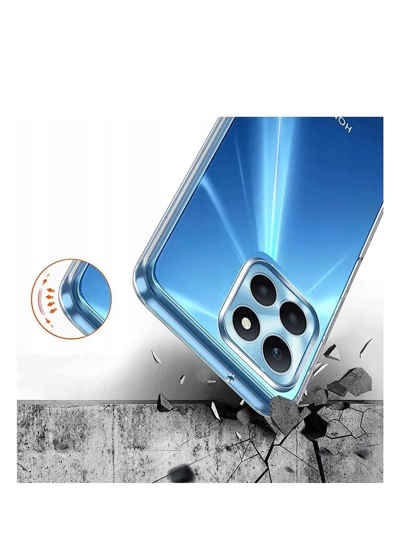 Generic - Honor X6a (6.56") Case, Soft Silicone Bumper Shell Transparente Flexible Rubber Phone Protective Cases TPU Cover for Honor X6a - Clear - Image 1
