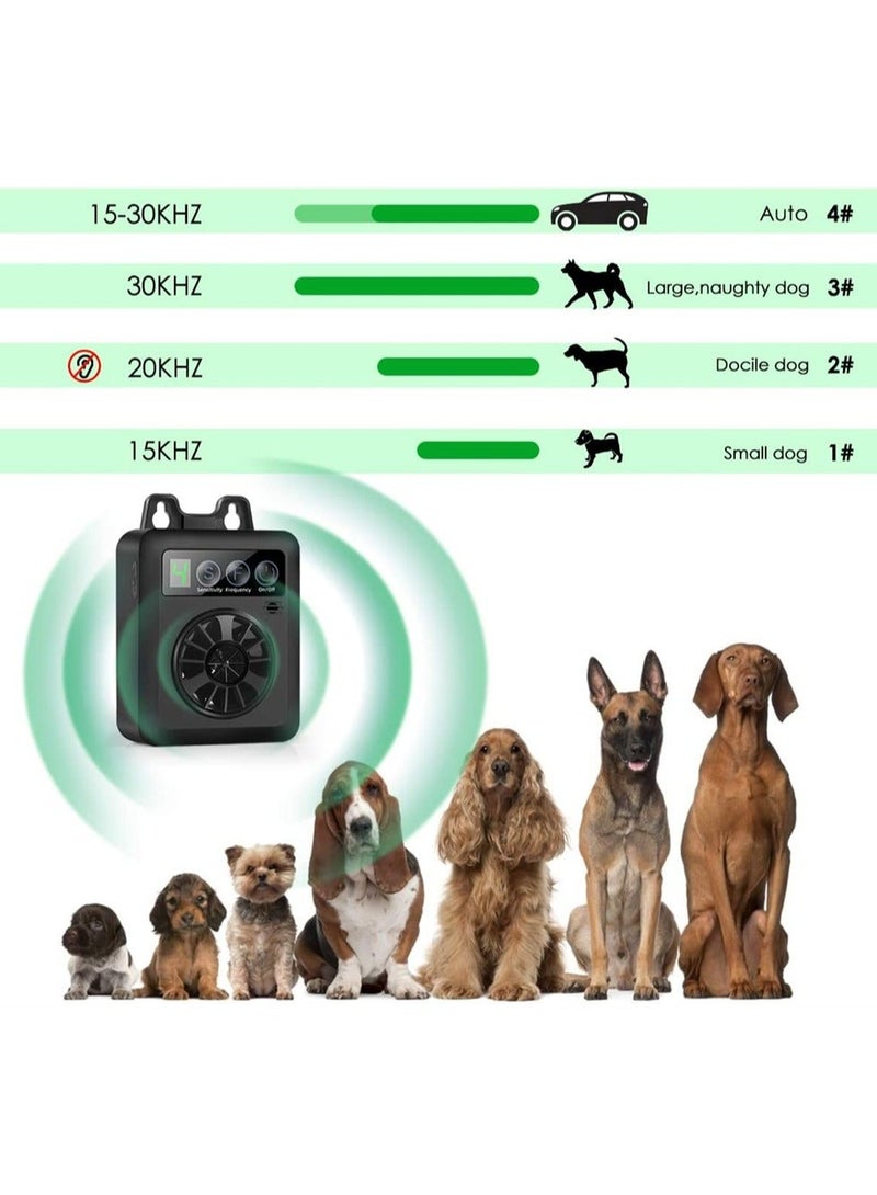 XiuWoo Anti Barking Device Upgraded with 4 Adjustable Sensitivity and Frequency Levels Automatic Ultrasonic Dog Mini Control Devices - Image 3