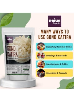 Paiya Organics Gond Katira Edible Gum Tragacanth Gum Gond for Laddu Summer Cooling and Falooda Summer Drinks 200g  - Image 4