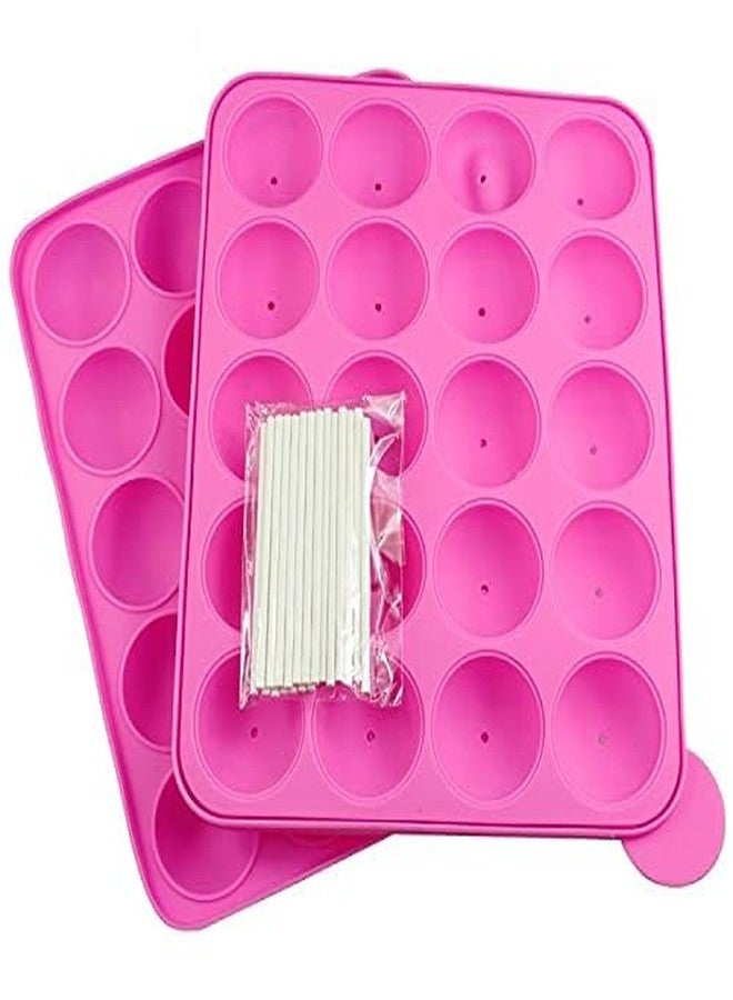 Grizzly® Silicone Cake Mould 20 Cavity Half Circle Mould Party Cupcake Baking Mould Cake Pop Stick Mould, Best Pies with Stick - Image 5