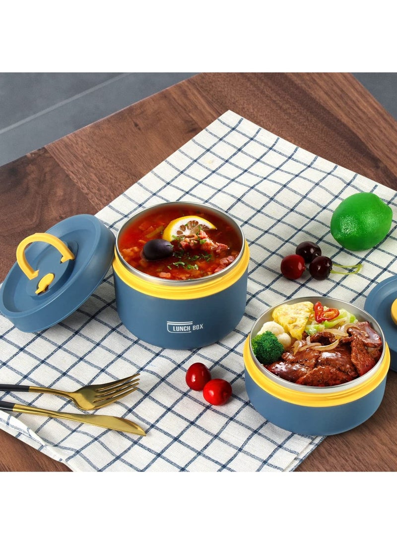 4-Pack Insulated Lunch Box With Handle Including Insulated Bag