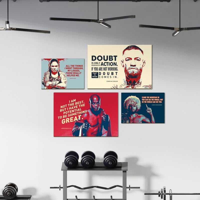 PAPER PLANE DESIGN Framed Posters Quotes Large Size UFC - Image 3