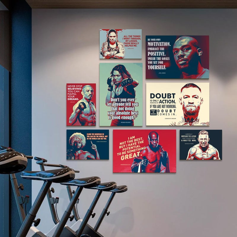 PAPER PLANE DESIGN Framed Posters Quotes Large Size UFC - Image 2