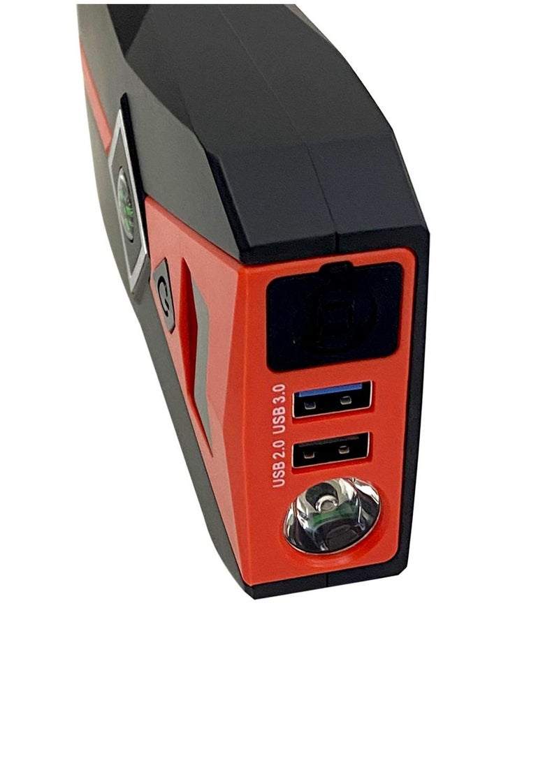 THUNDER - Multi-function 12000 mAh Car Battery Booster Jump Starter UltraSafe Portable Emergency Lithium Jump Starter Power Bank-800A / 12V/YJ-013 - Image 1