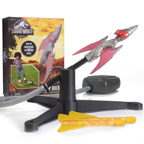 WOW! STUFF Wow PODS Stuff Jurassic World Pteranodon Jump Rocket Launcher Outdoor Garden Toy for Kids Official Fallen Kingdom Merchandise Gifts and Toys for Boys and Girls Aged 5 - Image 1