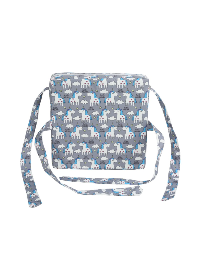 Generic - Kids High Chair Booster Cushion Cartoon Dining Pad Gray pony (seat cushion) - Image 1