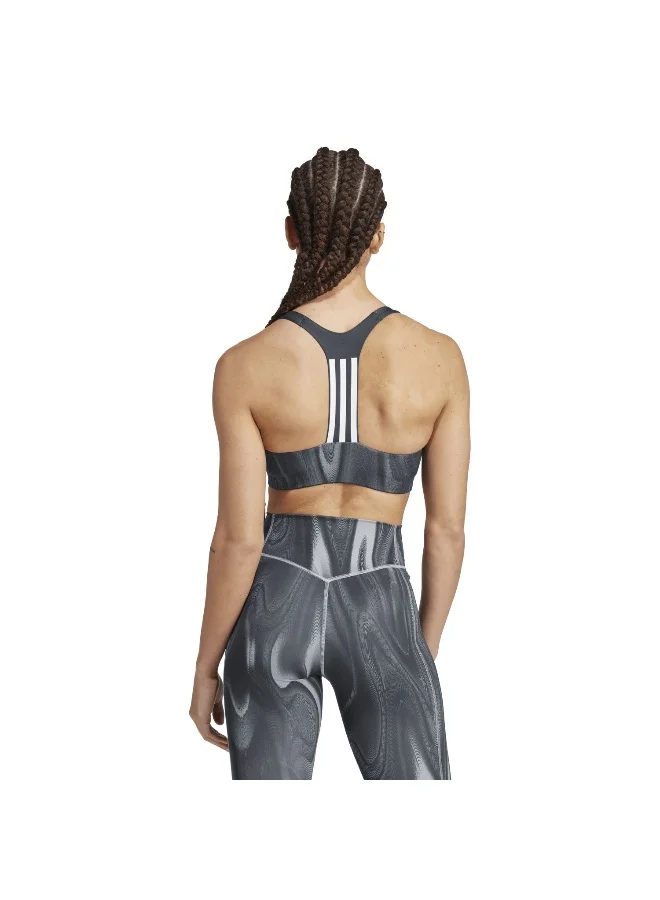 Adidas  adidas Pwim Ms 3S Bra Grey Training Bra 2XSB for Women | Best Price UAE