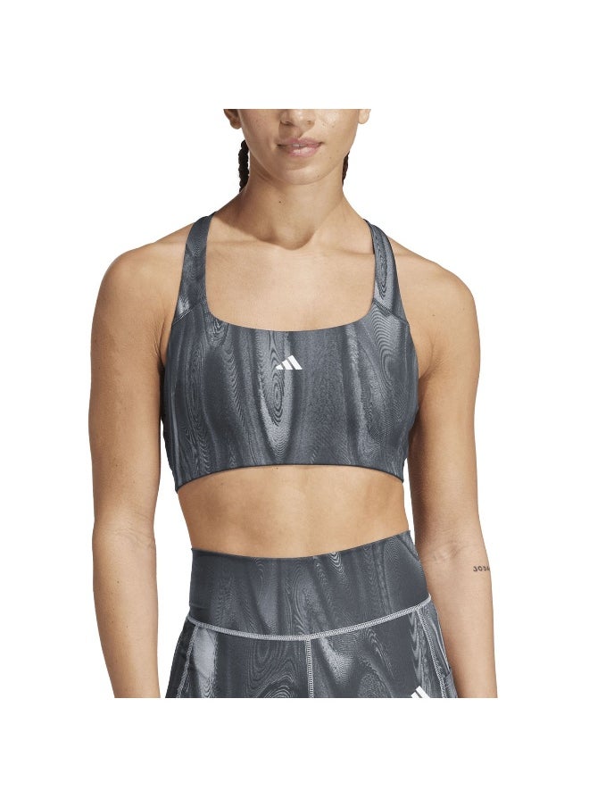 Adidas adidas Pwim Ms 3S Bra Grey Training Bra 2XSB  - Image 5