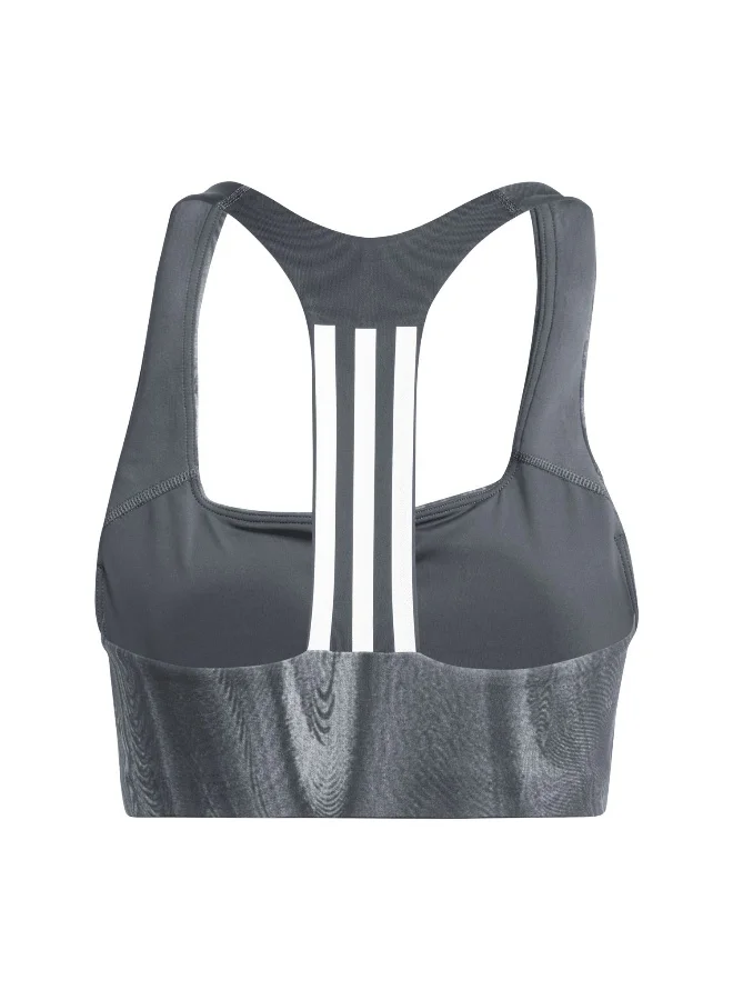 Adidas  adidas Pwim Ms 3S Bra Grey Training Bra 2XSB for Women | Best Price UAE
