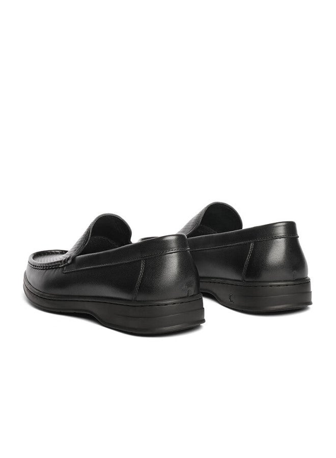 Senda a Formal Leather Shoes For Men, 2025 Summer New Perforated Business Casual Leather Shoes Jdz22bm5, Black, Size 41 - Image 2