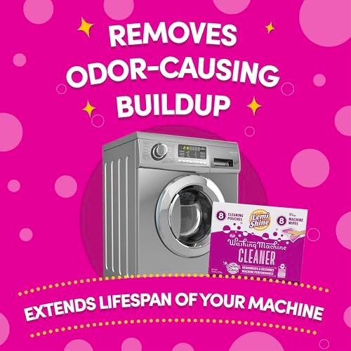 Lemi Shine Washing Machine Cleaner - Hard Water Citric Acid Cleaning Powder - Includes Machine Cleaning Wipes - 16.88 oz (8 Pack) - Image 3