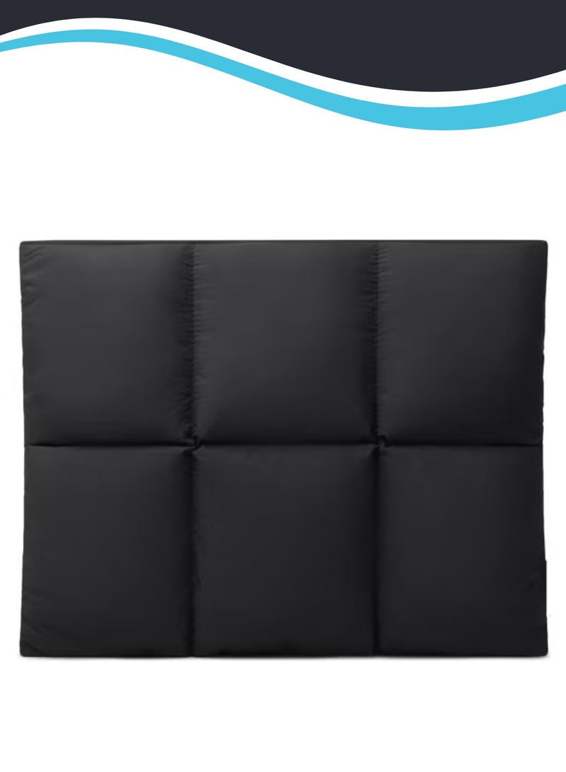 Puffy Laptop Sleeve 13 Inch 14 Inch, Quilted Puffer Laptop Carrying Case, Pillow Case Compatible with MacBook Air M4 2025 M3 M2 M1, MacBook Pro M4 Pro/Max, Black - Image 1