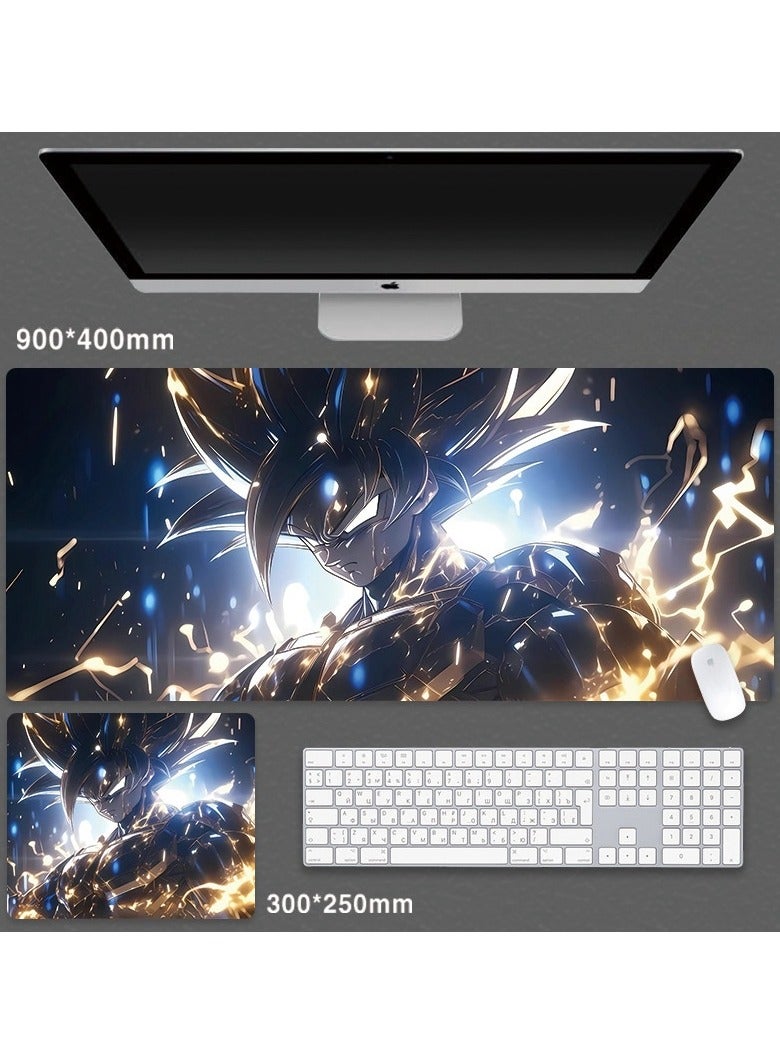 KUYING Dragon Ball Super Large Gaming Computer Keyboard and Mouse Pad 