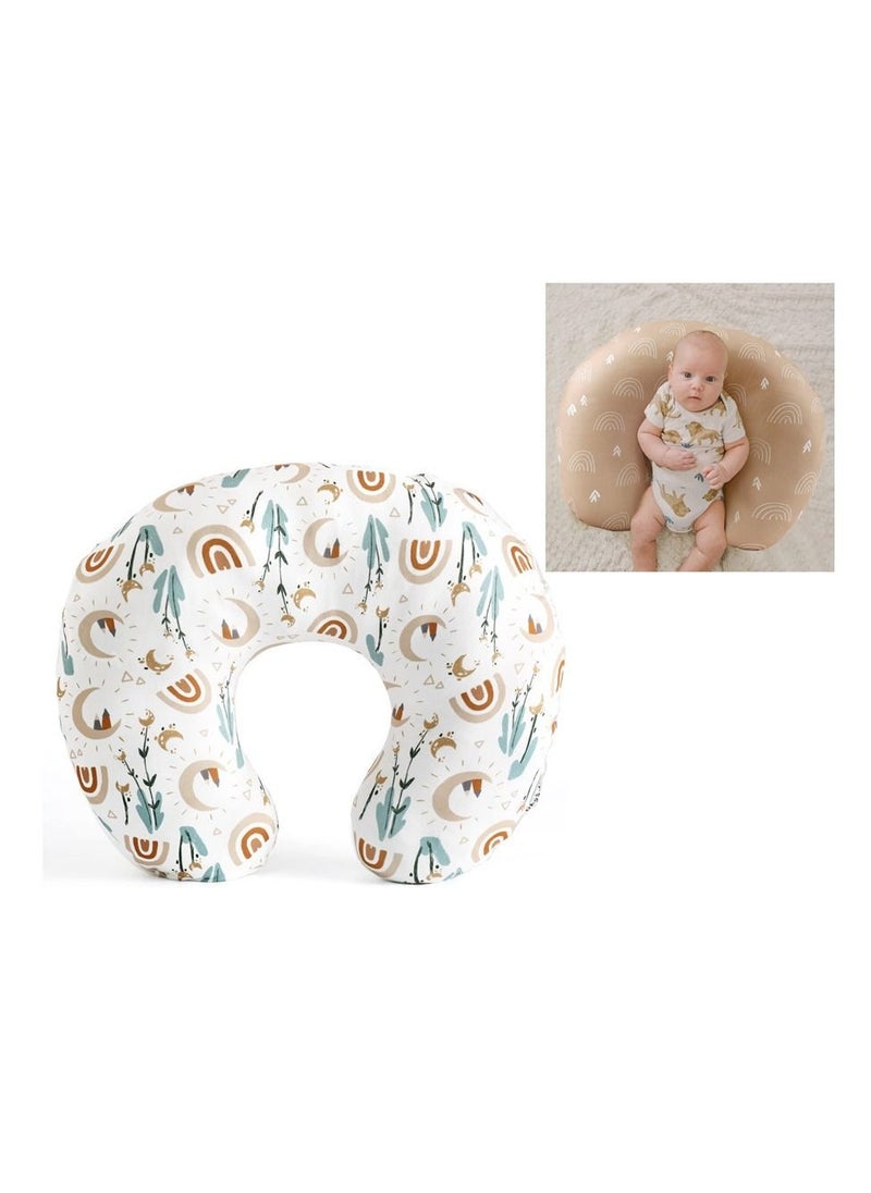 Gonice U-shaped breastfeeding pillowcase baby anti-vomiting multi-functional baby lying hold feeding  - Image 5