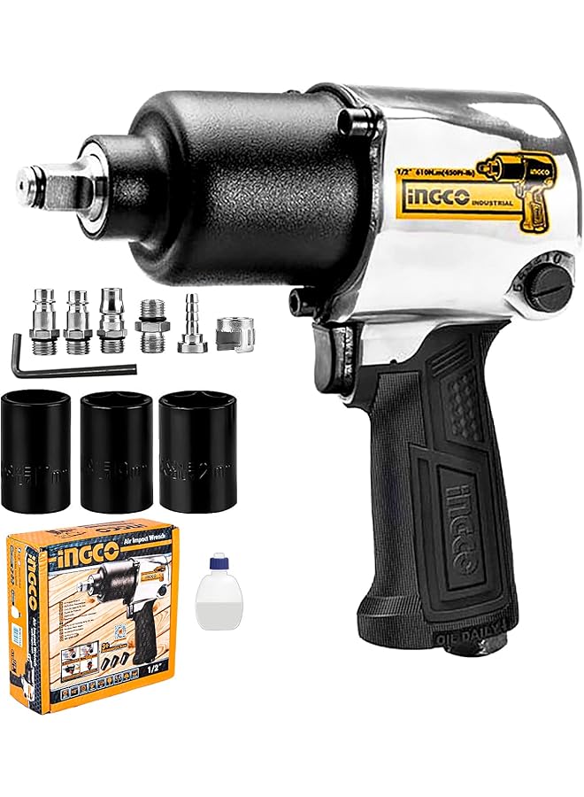 INGCO Arna Power Tools And Hand Tools Air Impact Fixed Square - Image 1